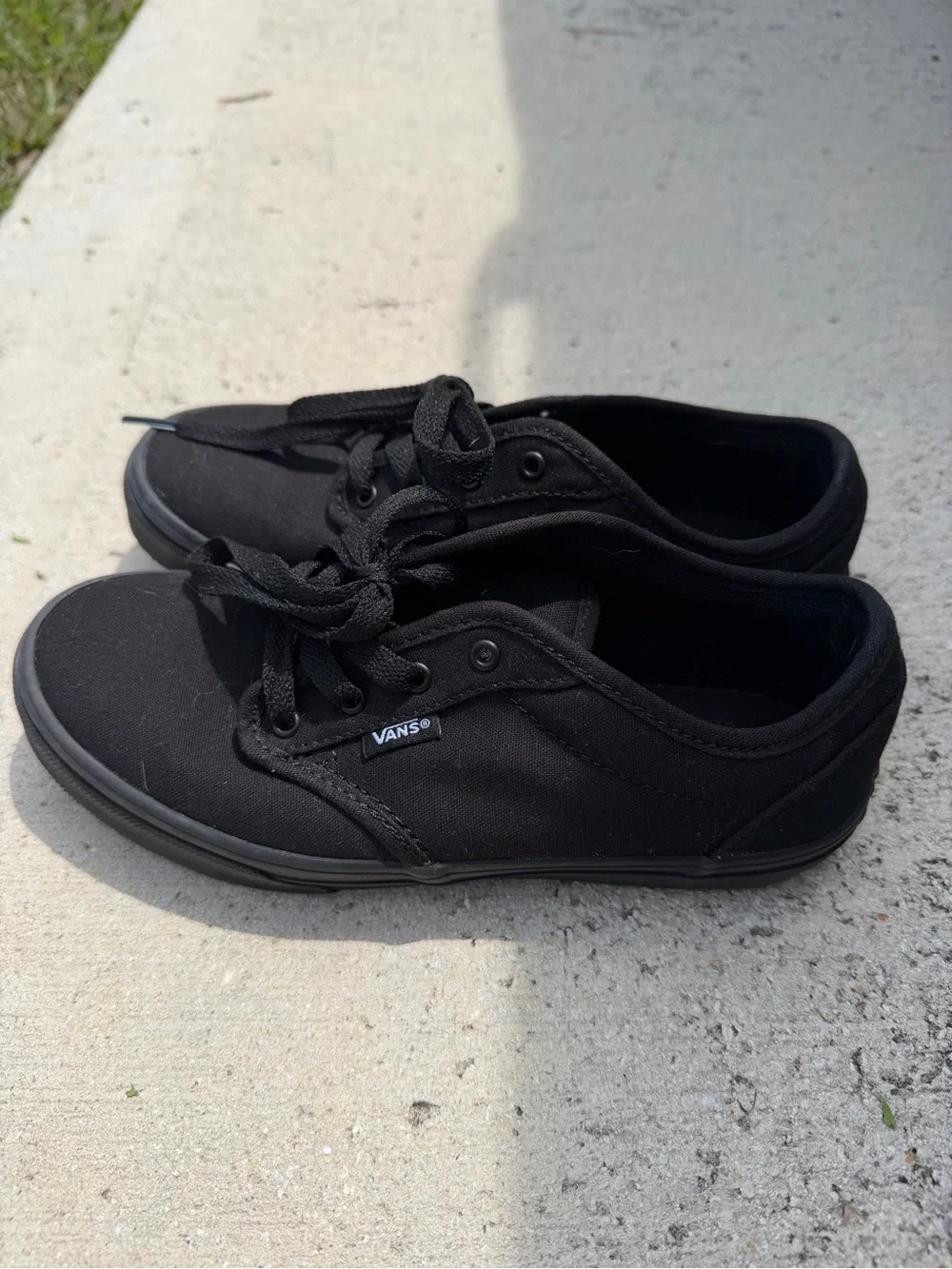 Vans Children’s Authentic Canvas Sneakers - Black
